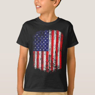 Distressed American Flag Patriotic T-Shirt