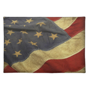 Distressed American Flag Placemat