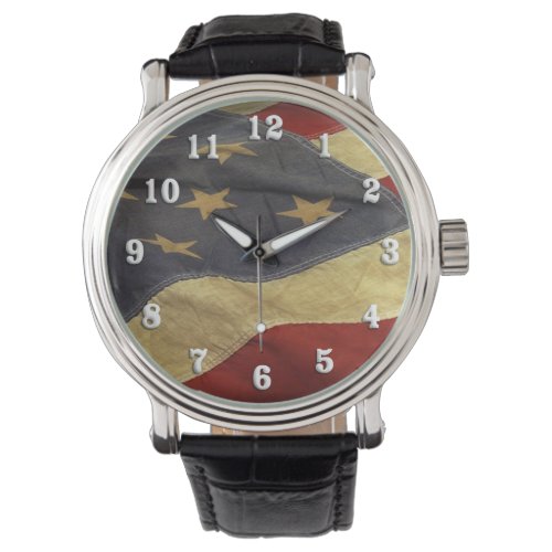 Distressed American Flag Watch