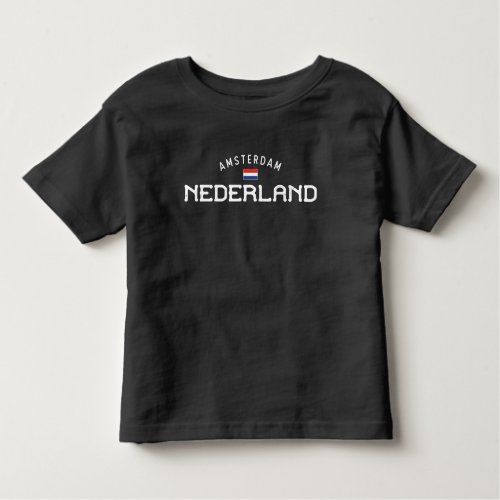 Distressed Amsterdam Nederland Netherlands Toddler T_shirt