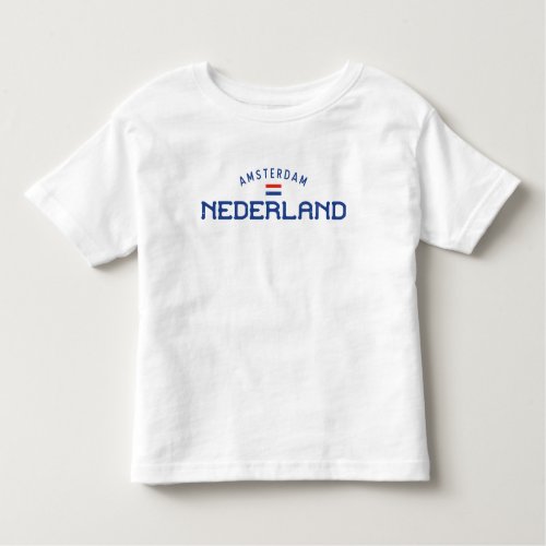 Distressed Amsterdam Nederland Netherlands Toddler T_shirt