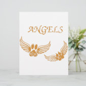 Distressed Angel Pet Paws (Standing Front)