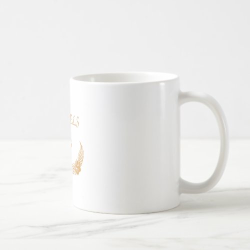 Distressed Angel Pet Paws Coffee Mug