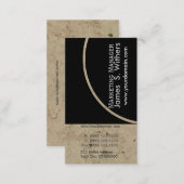 Distressed Antique Contemporary Marble Designs Business Card (Front/Back)