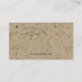 Distressed Antique Contemporary Marble Designs Business Card (Back)