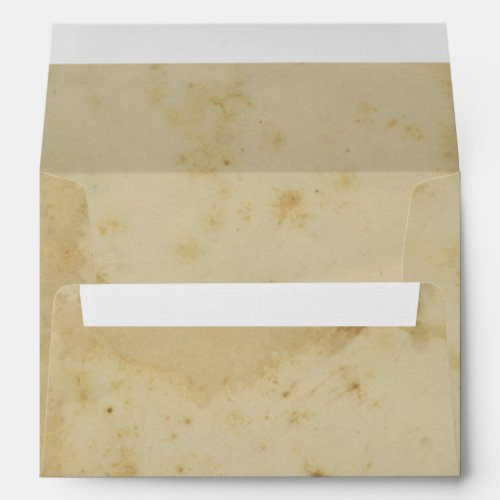 Distressed Antique Stained Parchment Envelope