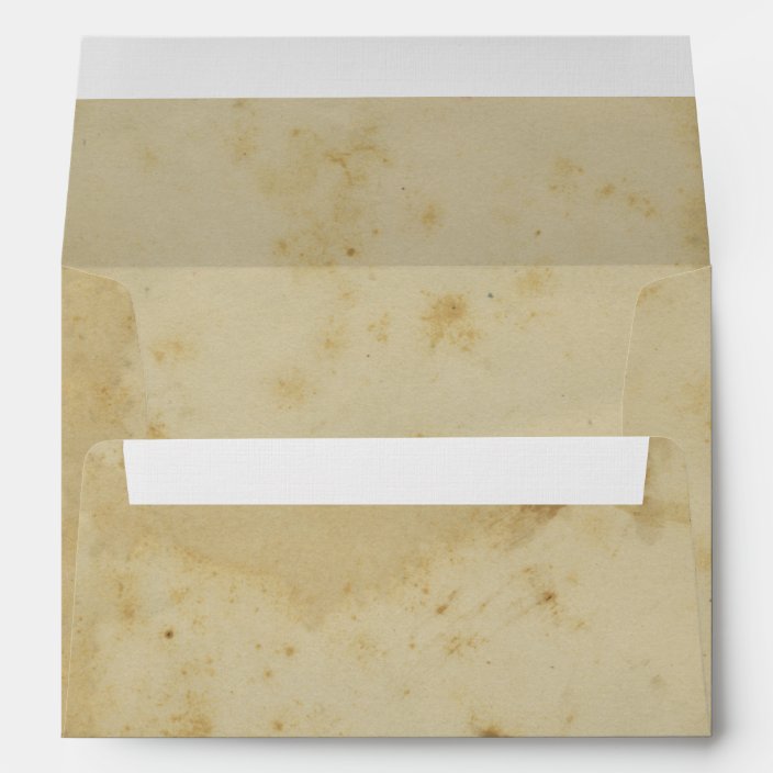 Distressed Antique Stained Parchment Envelope Zazzle