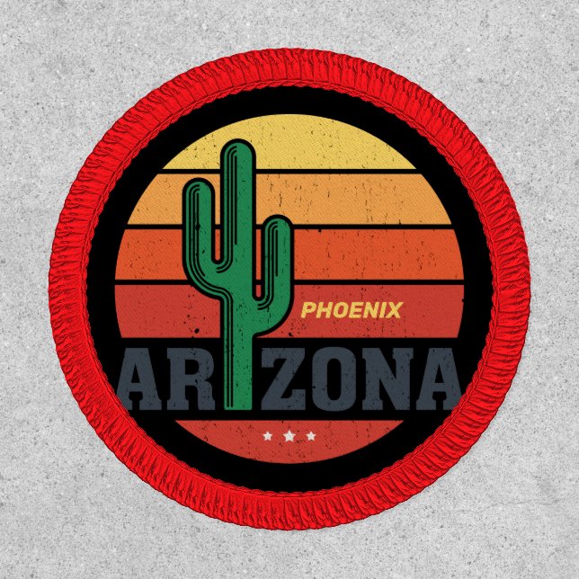 Distressed Arizona  YOUR CITY Patch (Front)