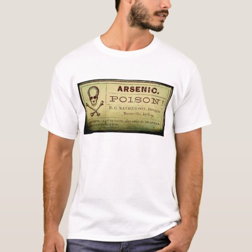Distressed Arsenic Label T_Shirt