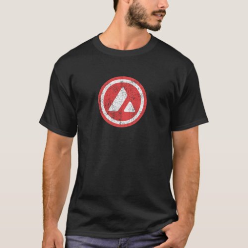 Distressed Avalanche Logo _ Coin Image T_shirt