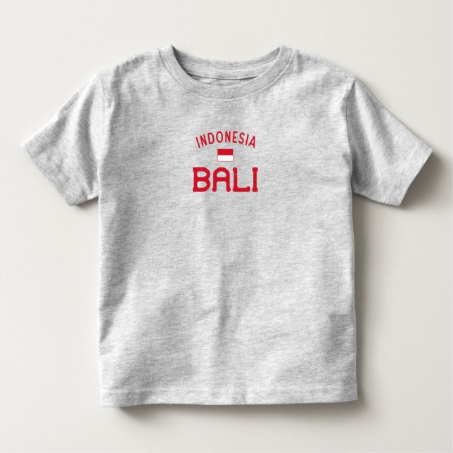Distressed Bali Indonesia Toddler T-shirt (Front)