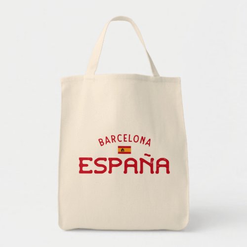 Distressed Barcelona Spain Espaa Tote Bag