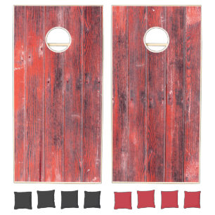 Distressed Barn Boards Cornhole Set