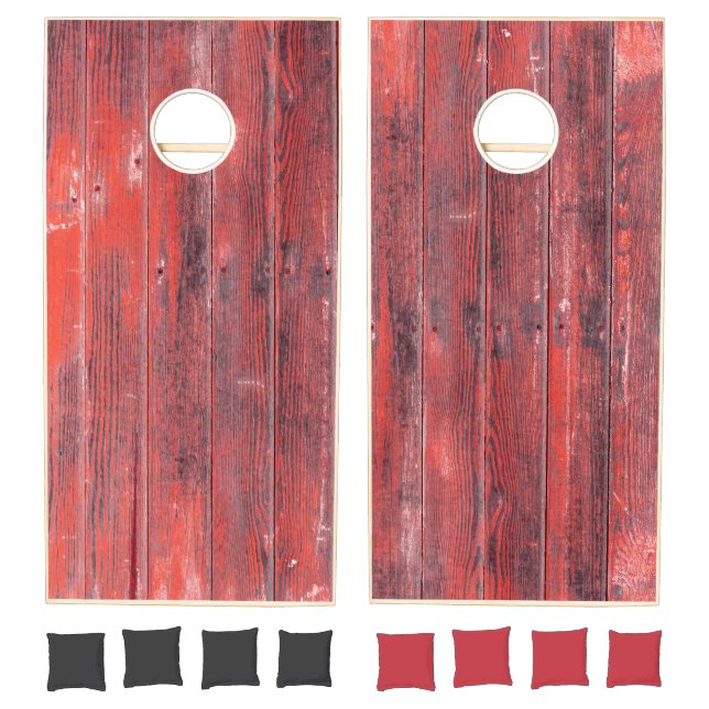 Distressed Barn Boards Cornhole Set (Set)