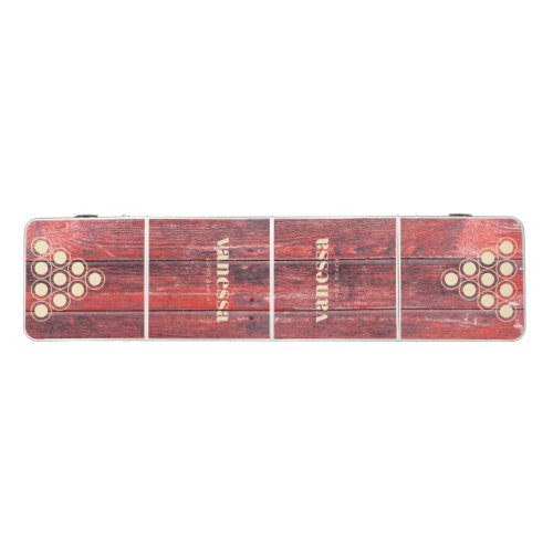 Distressed Barn Boards Minimal Modern Classic Name Beer Pong Table