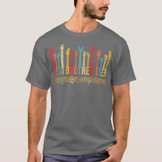 Distressed Best Brother Ever Daddy Guitar Fathers T-Shirt