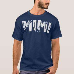 Distressed Best Mimi Ever Guitar Lover Guitarist20 T-Shirt