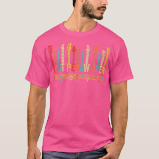 Distressed Best Pepaw Ever Daddy Guitar Fathers Da T-Shirt