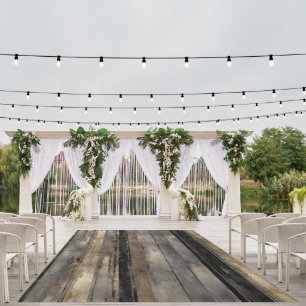 Distressed Black Gold and Gray Stripe Outdoor Rug