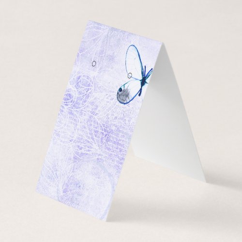 Distressed Blue Butterfly Earring Display Cards