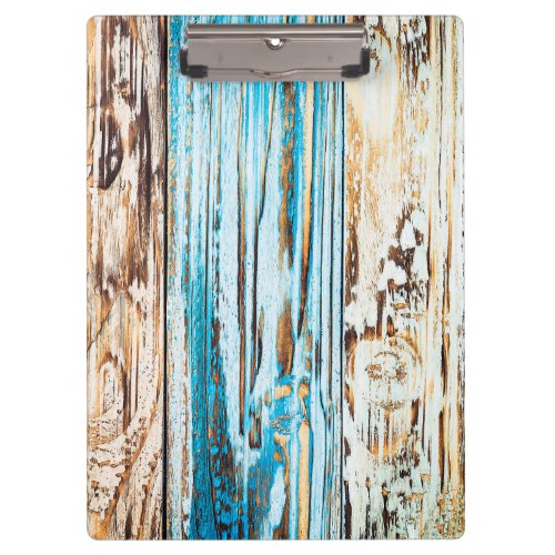 distressed blue woodgrain texture clipboard