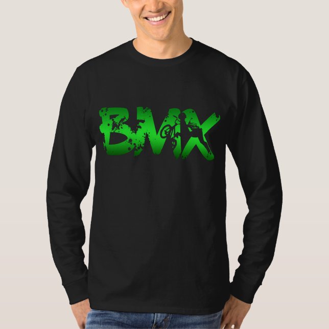 Distressed BMX for Men Women Kids & Bike Riders T-Shirt (Front)