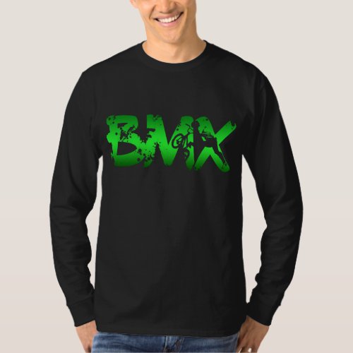Distressed BMX for Men Women Kids  Bike Riders T_Shirt