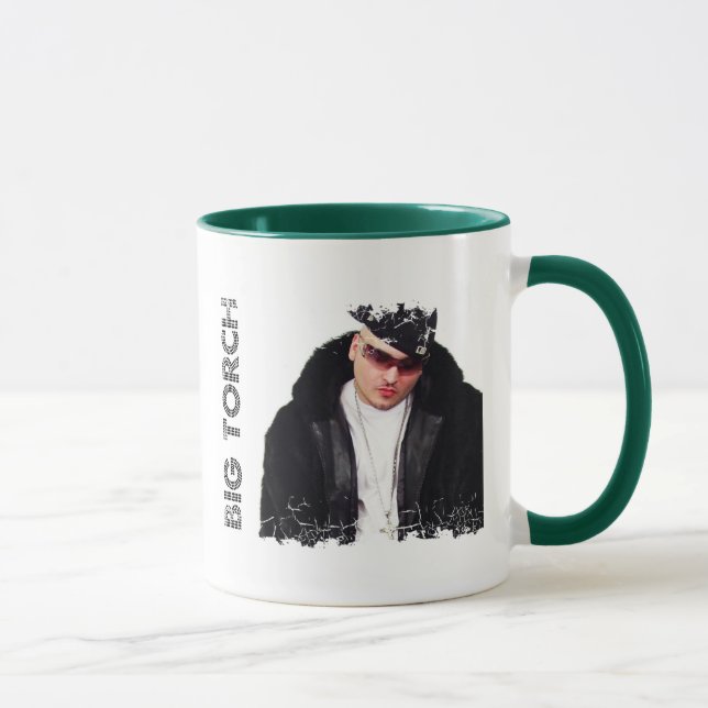 Distressed Border 2-sided Ringer Mug (Right)