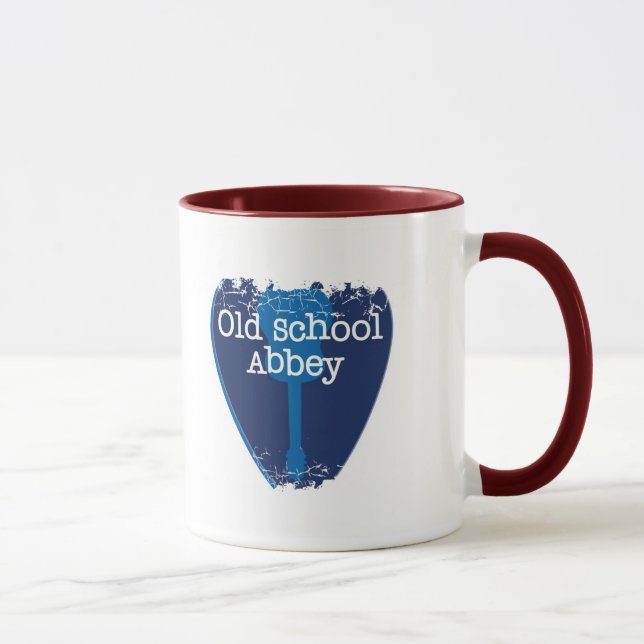 Distressed Border - 2-sided Ringer Mug (Right)