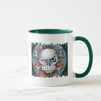 Distressed Border 2-sided Ringer Mug