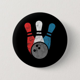 Distressed Bowling  For Men  Bowling Pins And Ball