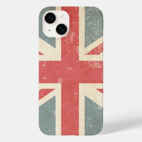 Distressed British Union Jack  Case_Mate iPhone 14 Case