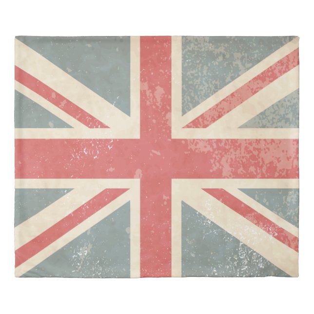 Distressed British Union Jack  Duvet Cover (Front)
