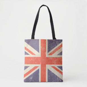 Distressed British Union Jack Tote Bag