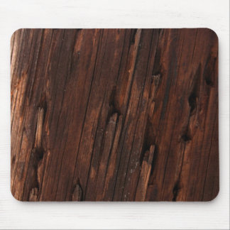 Distressed Brown Wood Bark Texturized Mouspad Mouse Pad