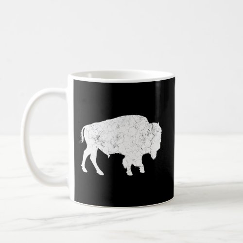 Distressed Buffalo Bison Animal Coffee Mug