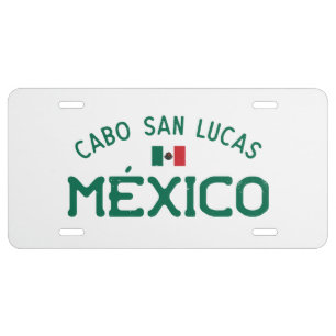 Distressed Cabo San Lucas México (Mexico) License Plate