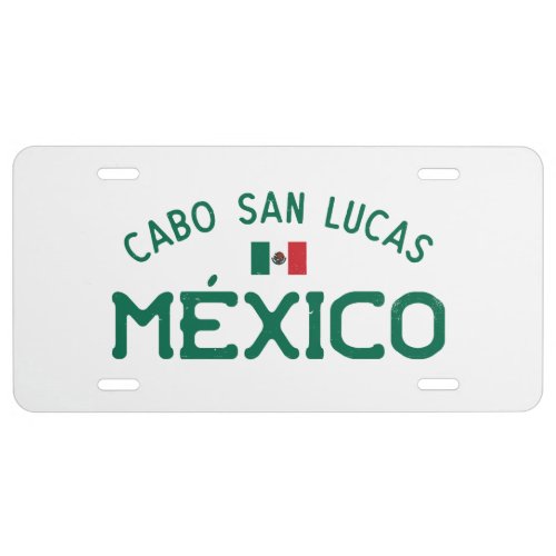 Distressed Cabo San Lucas Mxico Mexico License Plate