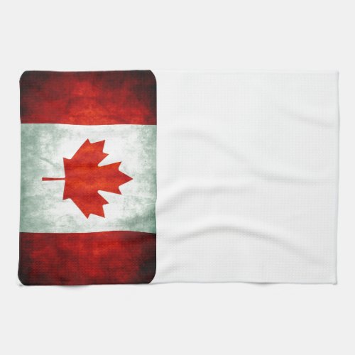 Distressed Canada Flag Towel