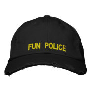Distressed Cap Fun Police at Zazzle
