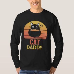 Distressed Cat Daddy Vintage Eighties Style Ca Ret T-Shirt