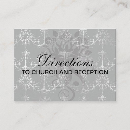 Customizable distressed chandelier black white business card template