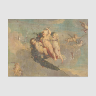 Distressed Cherub Art Angel Decoupage Paper