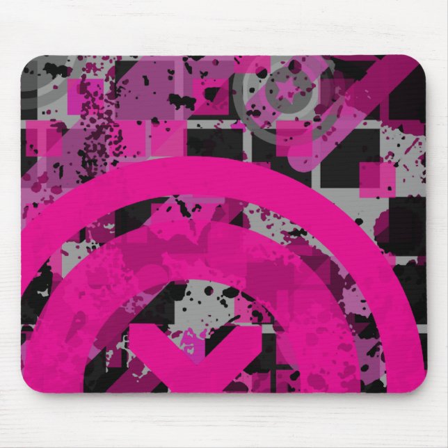distressed chex : mouse pad (Front)