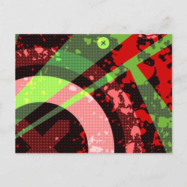 distressed chex : postcard (Front)