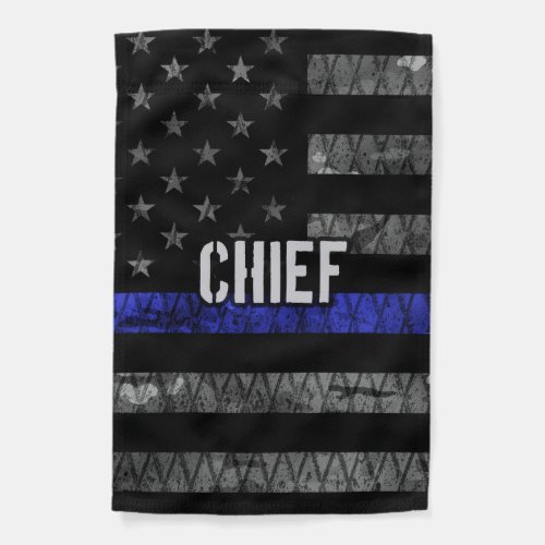 Distressed Chief Police Flag