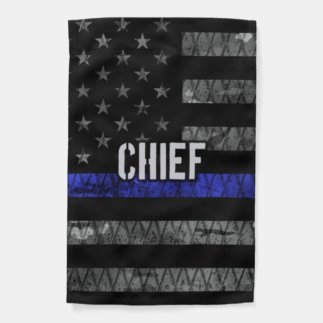 Distressed Chief Police Flag (Front)