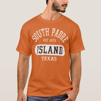 Distressed College Style South Padre girl T-Shirt