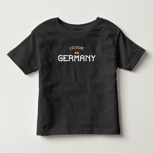 Distressed Cologne Germany Toddler T_shirt