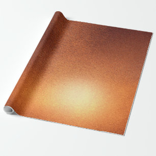 Distressed Copper Metallic Texture 21 Wrapping Paper